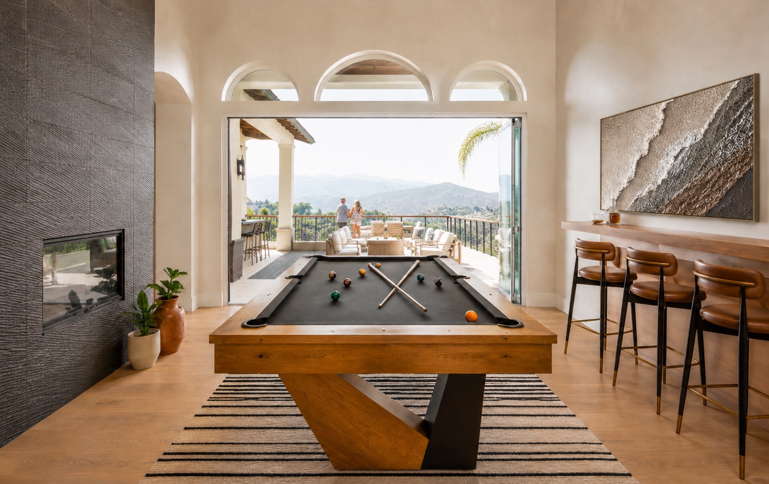 Game room by Fuller Living Interiors